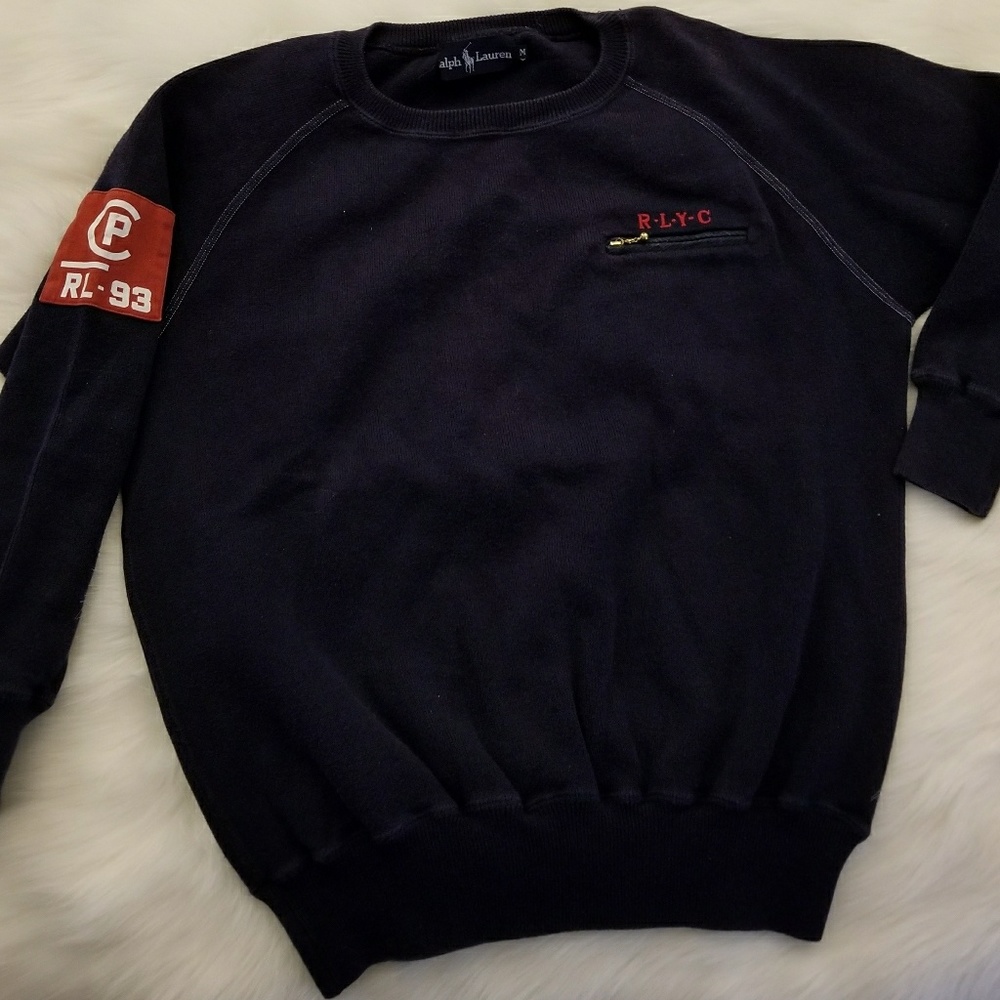 Ralph Lauren vintage Polo cprl 93 patch sweater